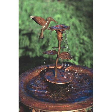 Ancient Graffiti Ancient Graffiti ANCIENTAG940HB Copper Dripper-Fountain Humming Bird ANCIENTAG940HB